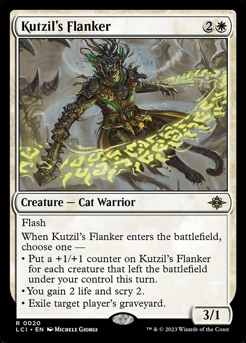 The Lost Caverns of Ixalan - 20 - Kutzil's Flanker - Rare - W - Foil