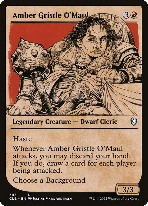 Commander Legends: Battle for Baldur's Gate - 395 - Amber Gristle O'Maul - Uncommon - R - Non-foil