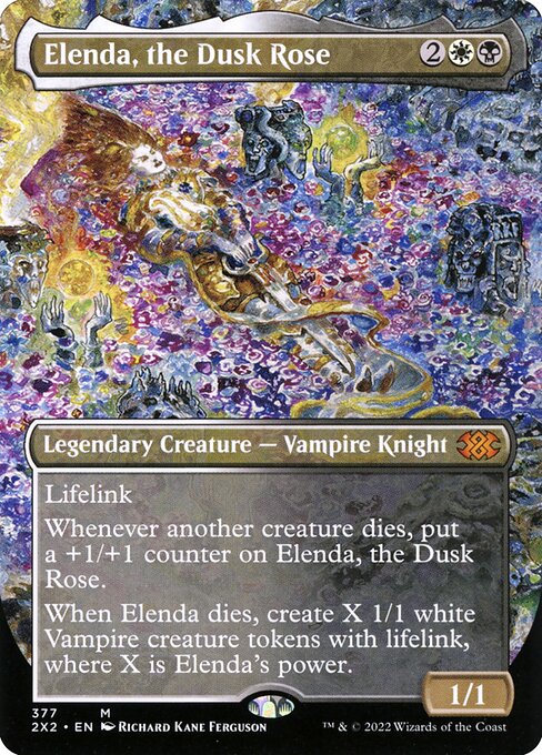 Double Masters 2022 - 377 - Elenda, the Dusk Rose - Mythic - WB - Foil