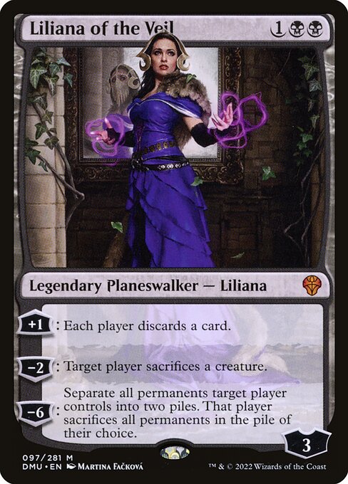 Dominaria United - 97 - Liliana of the Veil - Mythic - B - Non-foil