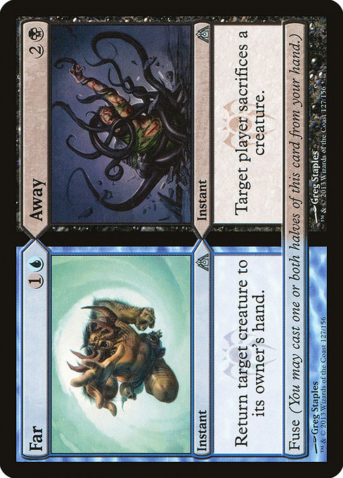 Dragon's Maze - 127 - Far // Away - Uncommon - UB - Non-foil