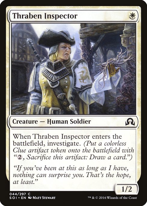 Shadows over Innistrad - 44 - Thraben Inspector - Common - W - Non-foil