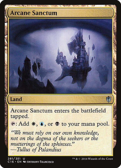 Commander 2016 - 281 - Arcane Sanctum - Uncommon - C - Non-foil