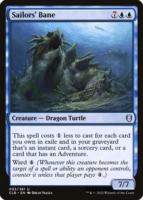 Commander Legends: Battle for Baldur's Gate - 93 - Sailors' Bane - Uncommon - U - Non-foil