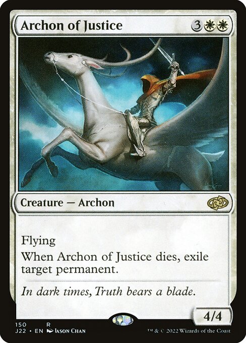 Jumpstart 2022 - 150 - Archon of Justice - Rare - W - Non-foil