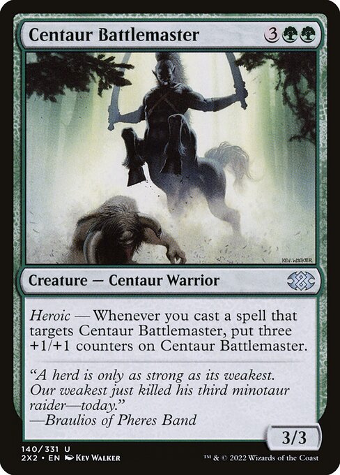 Double Masters 2022 - 140 - Centaur Battlemaster - Uncommon - G - Non-foil