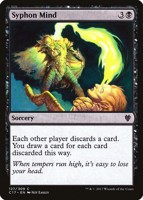 Commander 2017 - 127 - Syphon Mind - Common - B - Non-foil