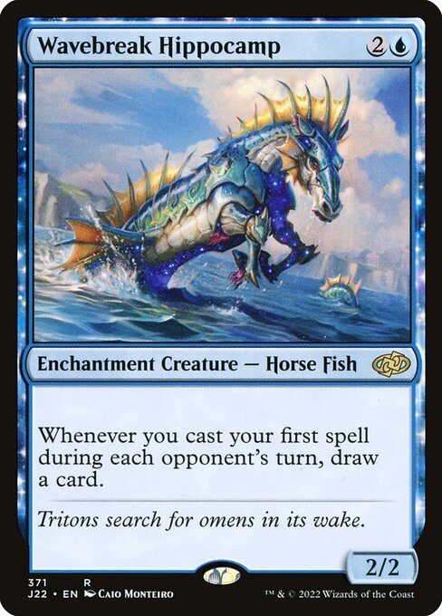 Jumpstart 2022 - 371 - Wavebreak Hippocamp - Rare - U - Non-foil