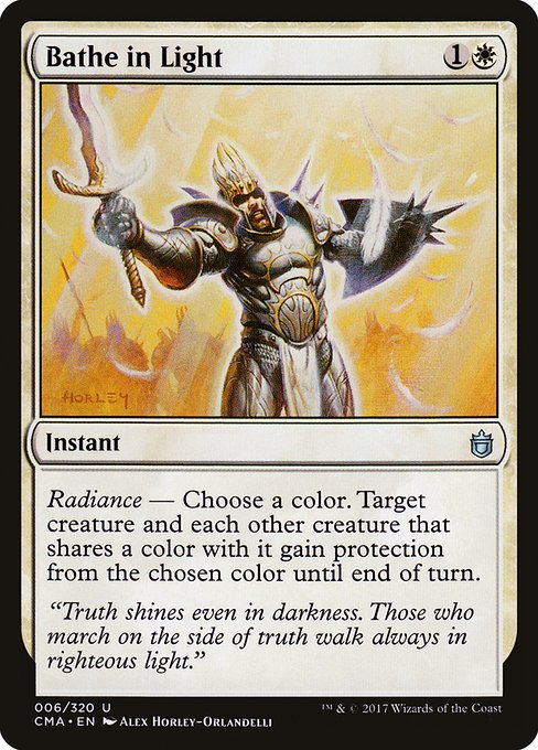 Commander Anthology - 6 - Bathe in Light - Uncommon - W - Non-foil
