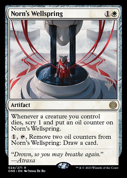 Phyrexia: All Will Be One Promos - 24p - Norn's Wellspring - Rare - W - Non-foil - Promo