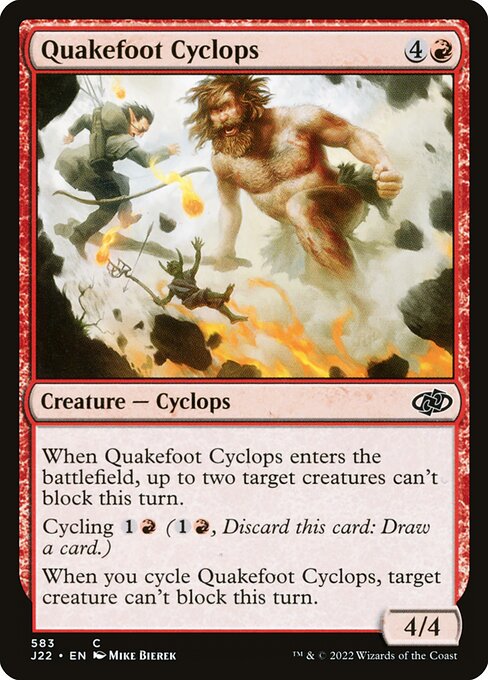 Jumpstart 2022 - 583 - Quakefoot Cyclops - Common - R - Non-foil