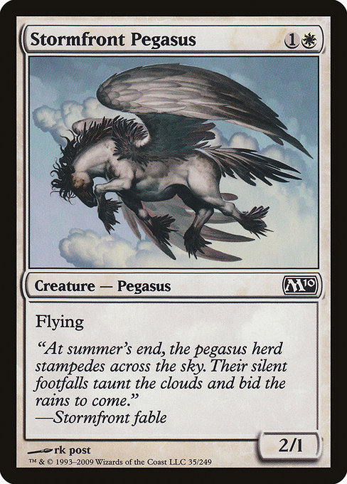 Magic 2010 - 35 - Stormfront Pegasus - Common - W - Non-foil