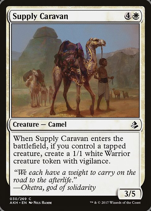 Amonkhet - 30 - Supply Caravan - Common - W - Non-foil