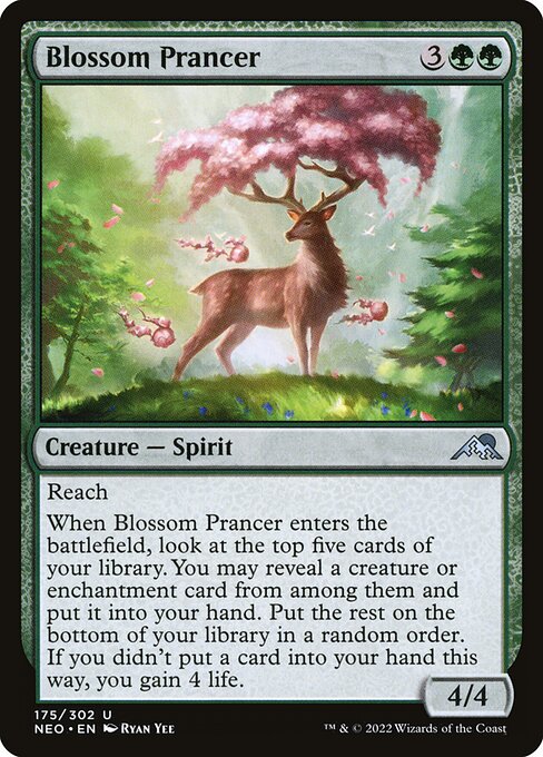 Kamigawa: Neon Dynasty - 175 - Blossom Prancer - Uncommon - G - Non-foil
