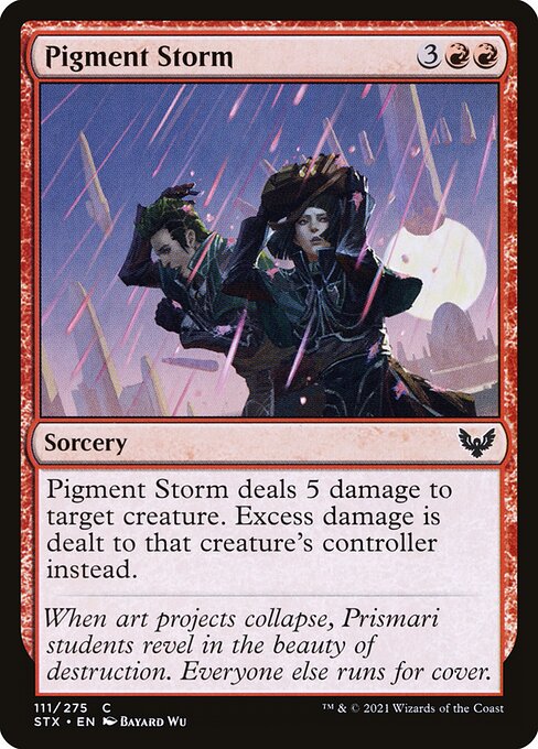 Strixhaven: School of Mages - 111 - Pigment Storm - Common - R - Non-foil