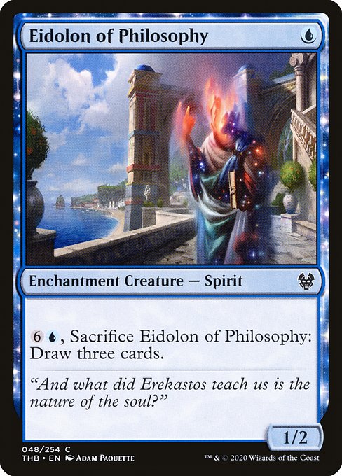 Theros Beyond Death - 48 - Eidolon of Philosophy - Common - U - Non-foil