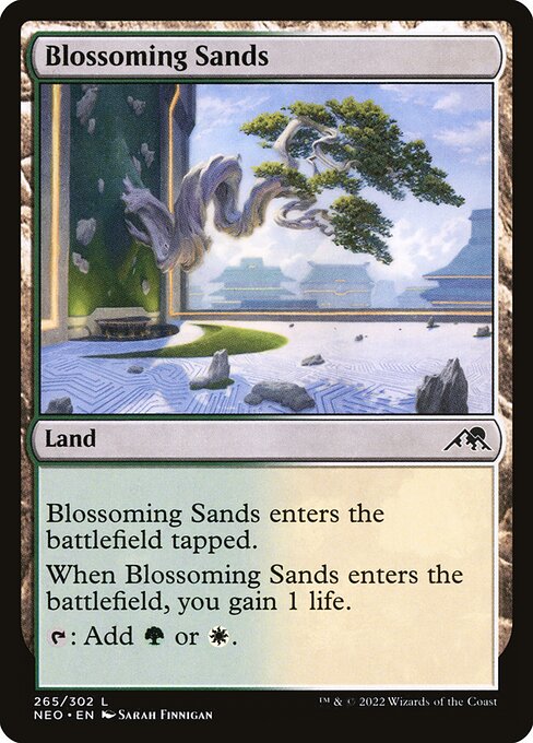 Kamigawa: Neon Dynasty - 265 - Blossoming Sands - Common - C - Non-foil