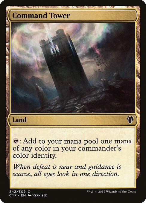 Commander 2017 - 242 - Command Tower - Common - C - Non-foil