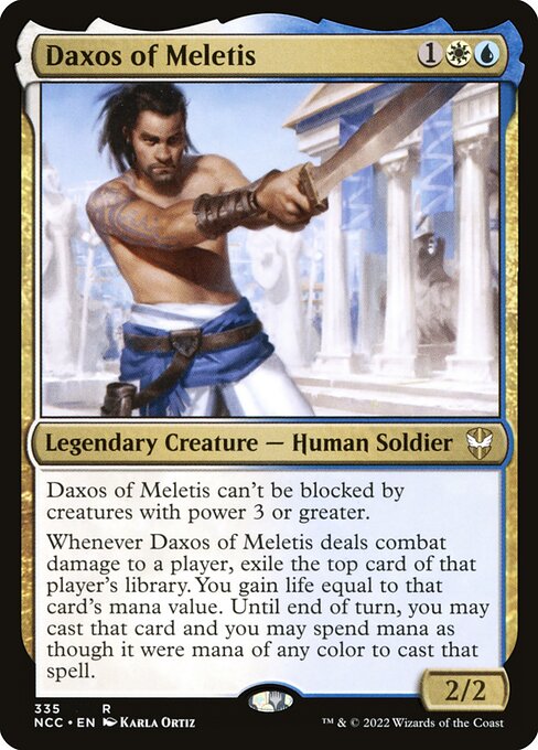 New Capenna Commander - 335 - Daxos of Meletis - Rare - WU - Non-foil