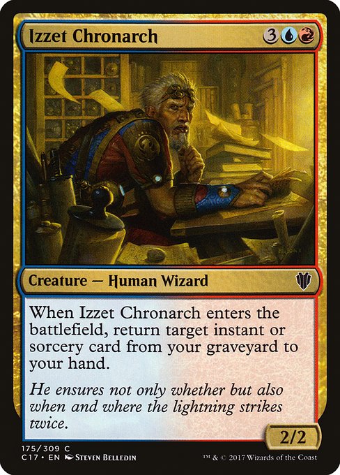 Commander 2017 - 175 - Izzet Chronarch - Common - UR - Non-foil