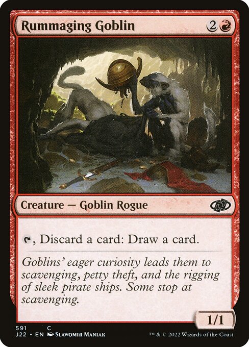 Jumpstart 2022 - 591 - Rummaging Goblin - Common - R - Non-foil
