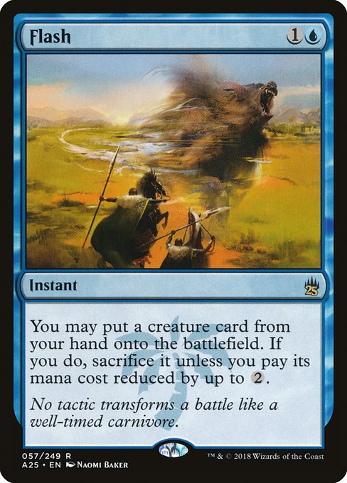 Masters 25 - 57 - Flash - Rare - U - Non-foil