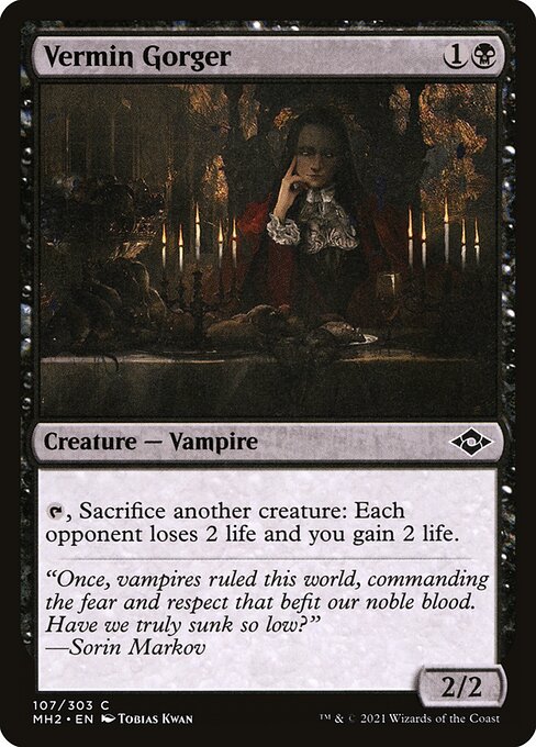 Modern Horizons 2 - 107 - Vermin Gorger - Common - B - Non-foil