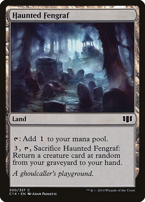 Commander 2014 - 300 - Haunted Fengraf - Common - C - Non-foil