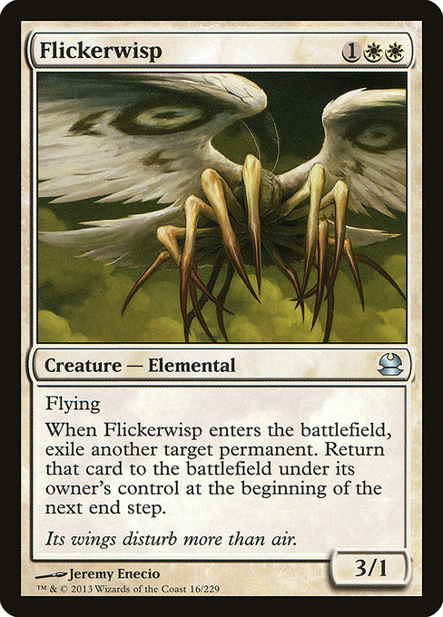Modern Masters - 16 - Flickerwisp - Uncommon - W - Non-foil
