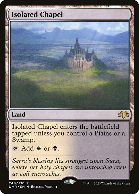 Dominaria Remastered - 249 - Isolated Chapel - Rare - C - Foil