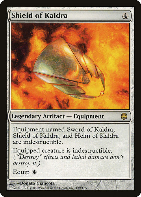 Darksteel - 139 - Shield of Kaldra - Rare - C - Non-foil