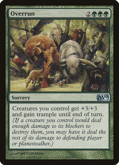 Magic 2010 - 198 - Overrun - Uncommon - G - Non-foil