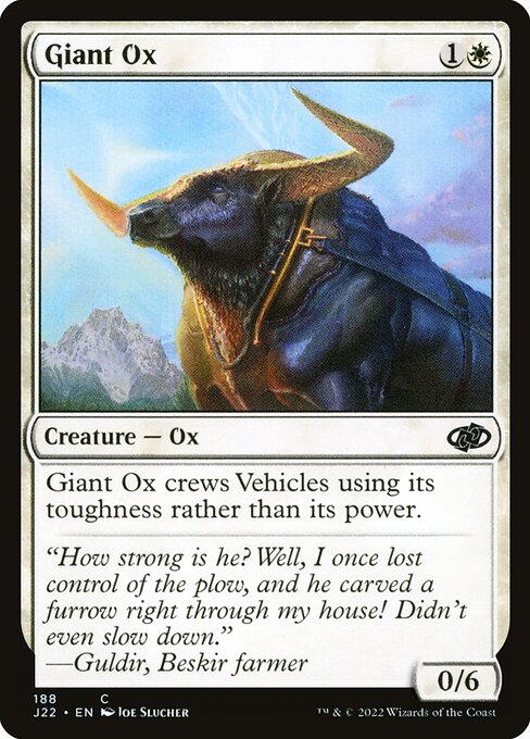 Jumpstart 2022 - 188 - Giant Ox - Common - W - Non-foil