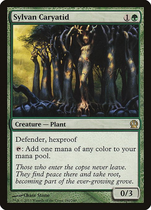 Theros - 180 - Sylvan Caryatid - Rare - G - Non-foil