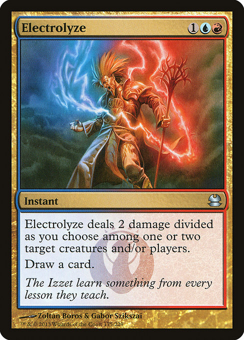 Modern Masters - 175 - Electrolyze - Uncommon - UR - Non-foil