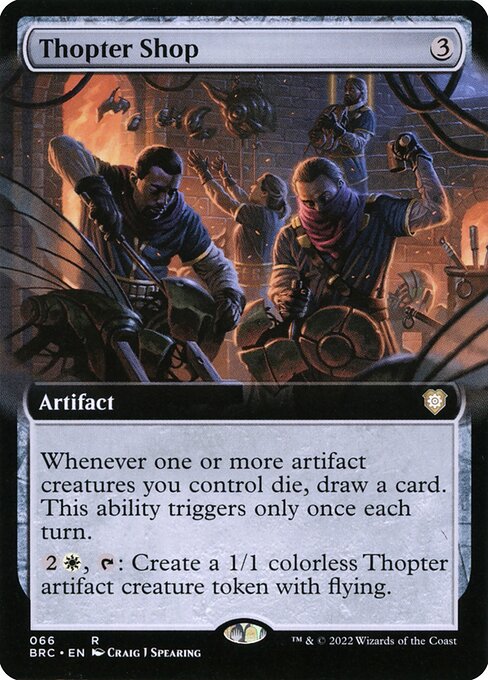 The Brothers' War Commander - 66 - Thopter Shop - Rare - C - Non-foil