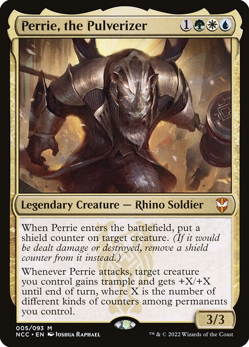 New Capenna Commander - 5 - Perrie, the Pulverizer - Mythic - Multi - Foil