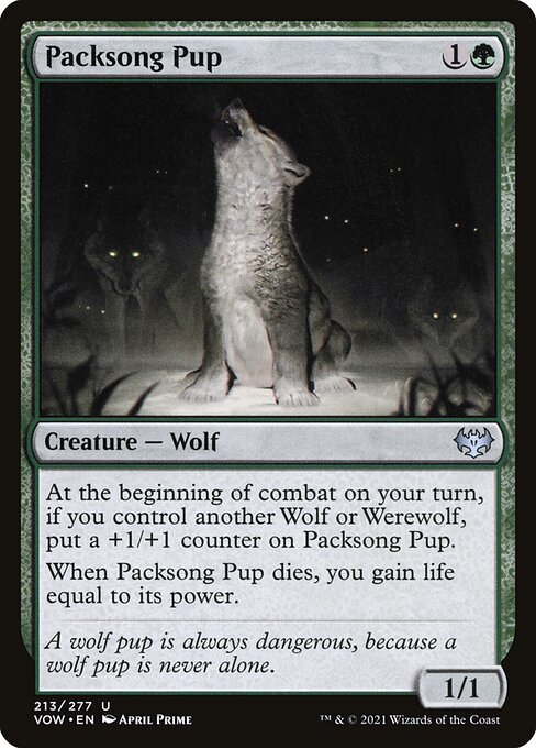 Innistrad: Crimson Vow - 213 - Packsong Pup - Uncommon - G - Non-foil