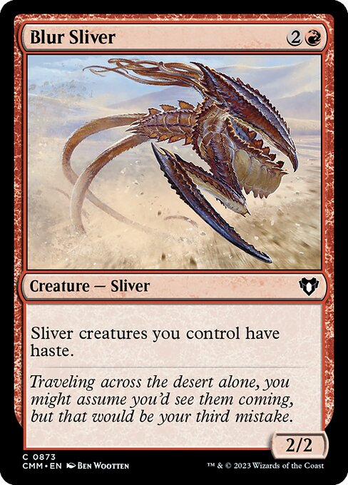 Commander Masters - 873 - Blur Sliver - Common - R - Non-foil