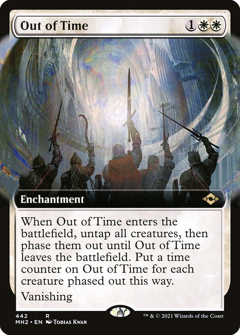 Modern Horizons 2 - 442 - Out of Time - Rare - W - Foil