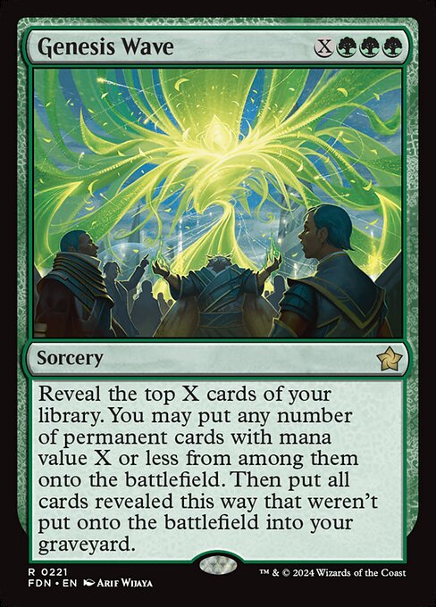 Foundations - 221 - Genesis Wave - Rare - G - Non-foil