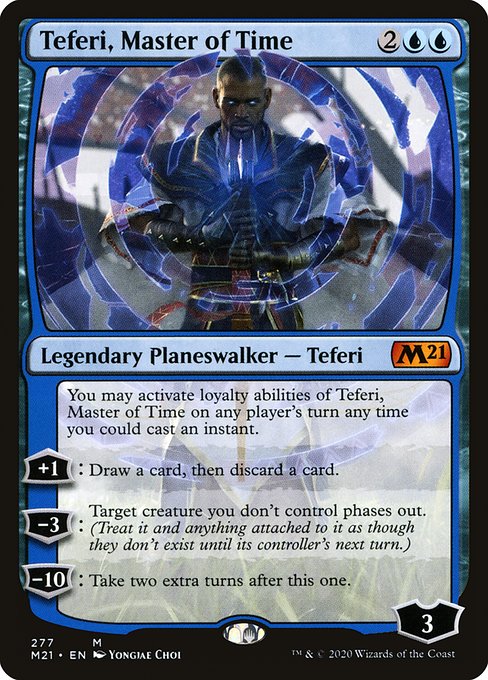 Core Set 2021 - 277 - Teferi, Master of Time - Mythic - U - Non-foil