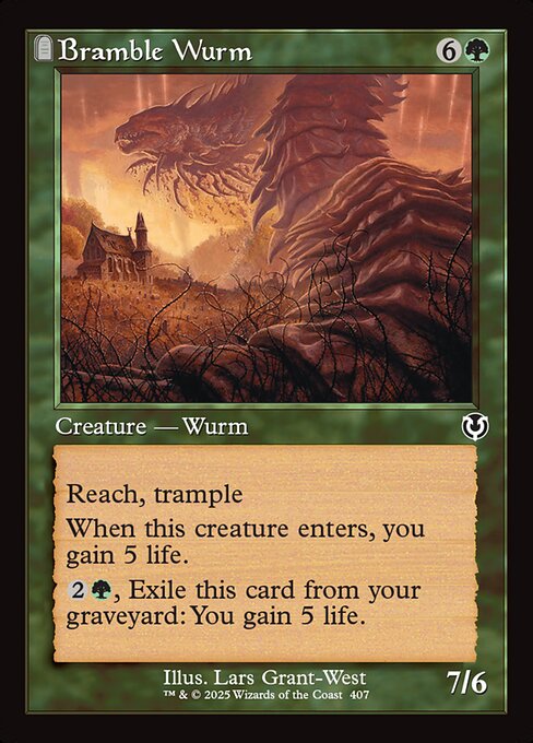 Innistrad Remastered - 407 - Bramble Wurm - Common - G - Non-foil - Promo