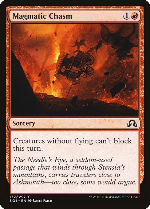 Shadows over Innistrad - 172 - Magmatic Chasm - Common - R - Non-foil