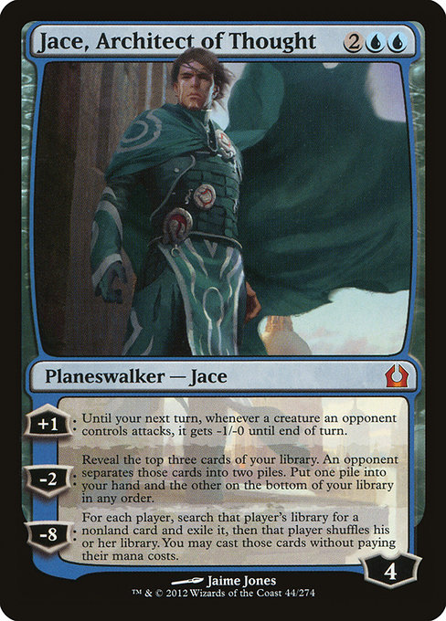 Return to Ravnica - 44 - Jace, Architect of Thought - Mythic - U - Non-foil