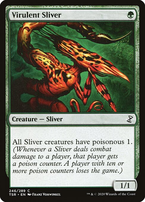 Time Spiral Remastered - 246 - Virulent Sliver - Common - G - Non-foil
