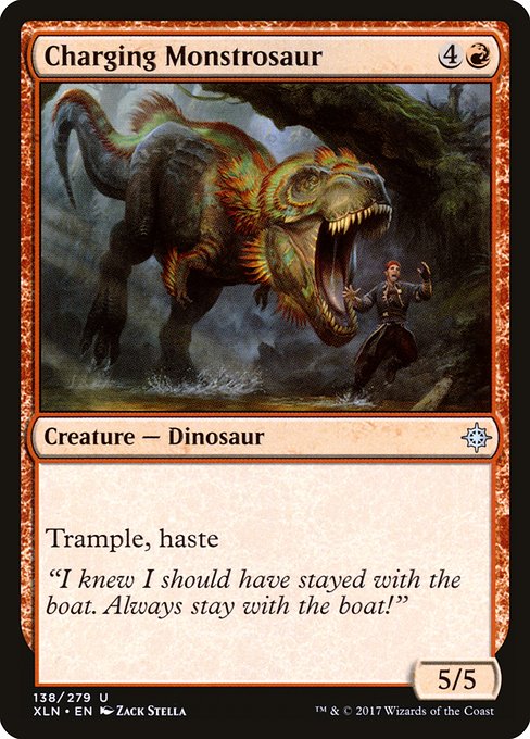 Ixalan - 138 - Charging Monstrosaur - Uncommon - R - Non-foil