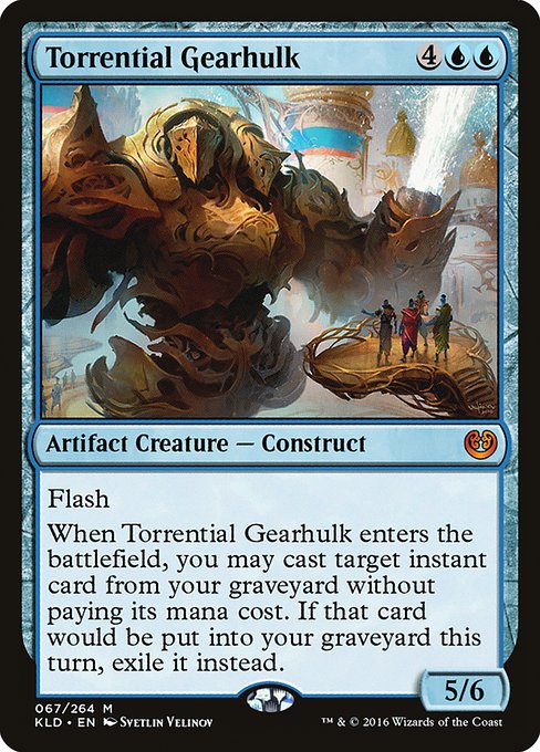 Kaladesh - 67 - Torrential Gearhulk - Mythic - U - Foil