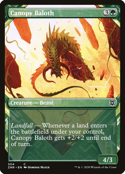 Zendikar Rising - 304 - Canopy Baloth - Common - G - Non-foil