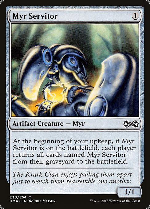 Ultimate Masters - 230 - Myr Servitor - Common - C - Non-foil
